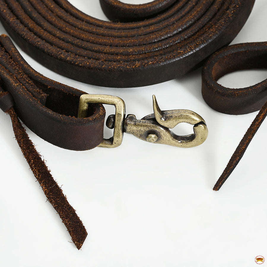HILASON Western Genuine Leather Horse Split Reins | Riding-Reins Reining-Reins Heavy-Duty-Rein