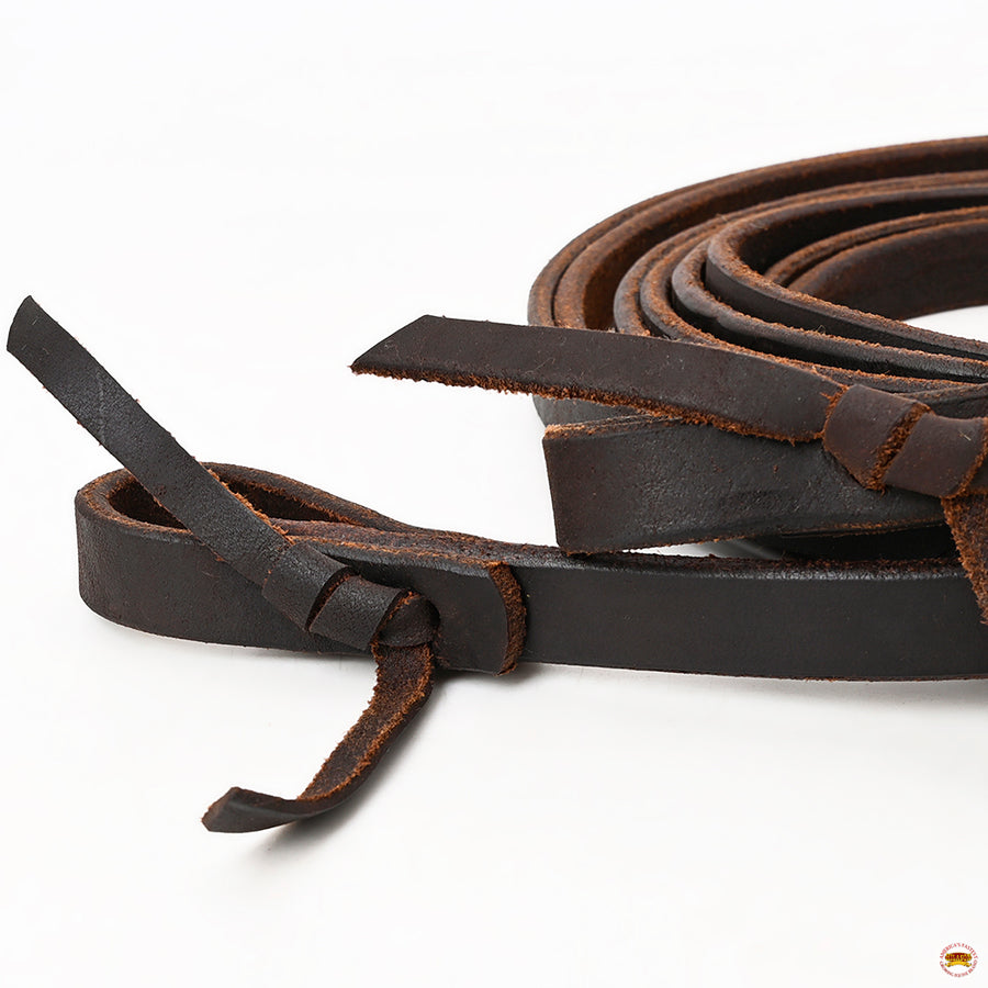 HILASON Western Genuine Leather Horse Split Reins | Riding-Reins Reining-Reins Heavy-Duty-Rein