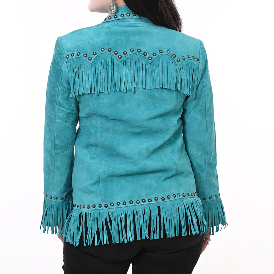 American Darling Genuine Vintage leather Women Blazer dress Shirt jacket ladies Girl| | for