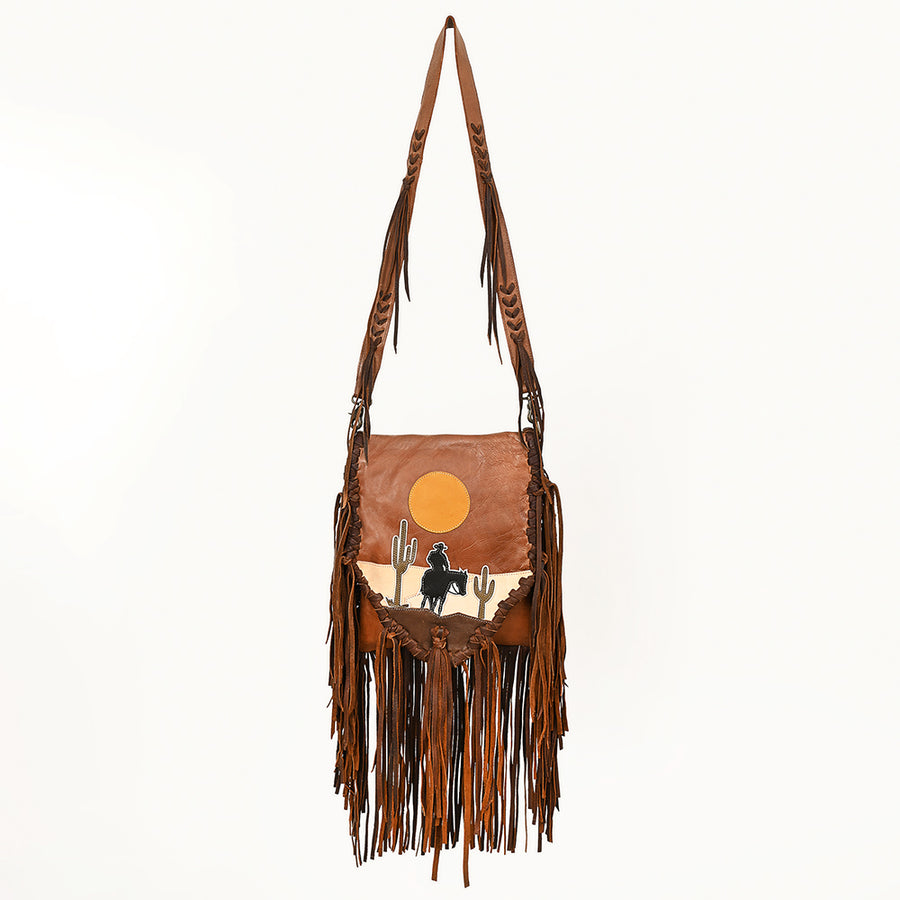 American Darling Messenger Genuine Leather Women Bag Western Handbag Purse | for Cute