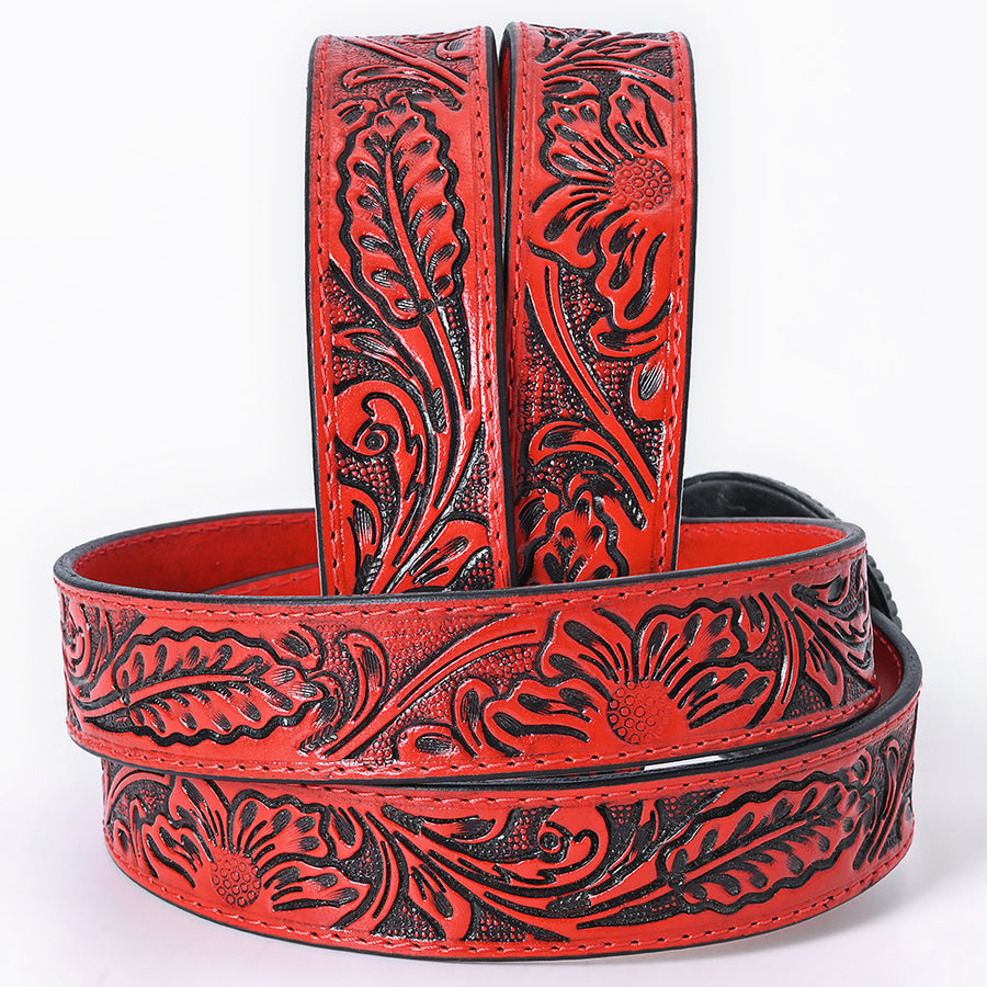 Beautifully hand tooled Genuine American Leather Belt Men and Women