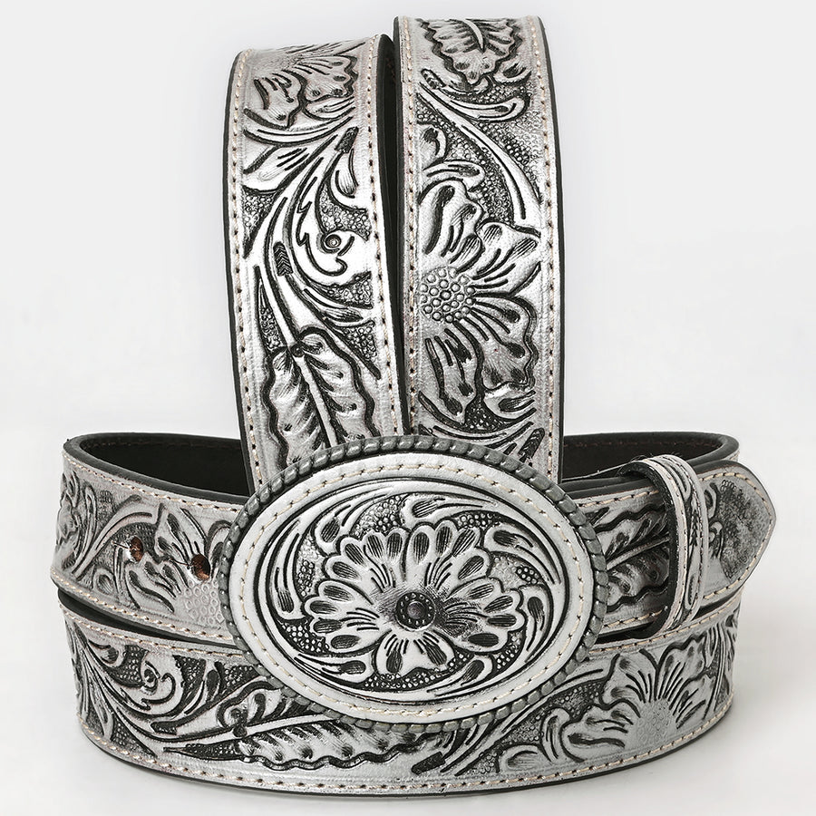 AMERICAN DARLING Beautifully Hand Tooled American Leather Unisex Belt - Uhorse