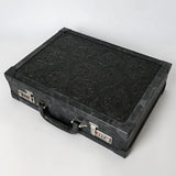 American Darling Jewelry Case Hand Tooled Genuine Leather Women Bag Western Handbag Purse |Briefcase