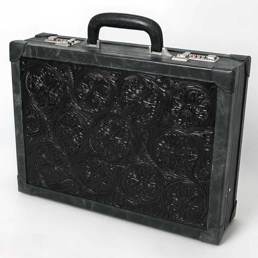 American Darling Jewelry Case Hand Tooled Genuine Leather Women Bag Western Handbag Purse |Briefcase