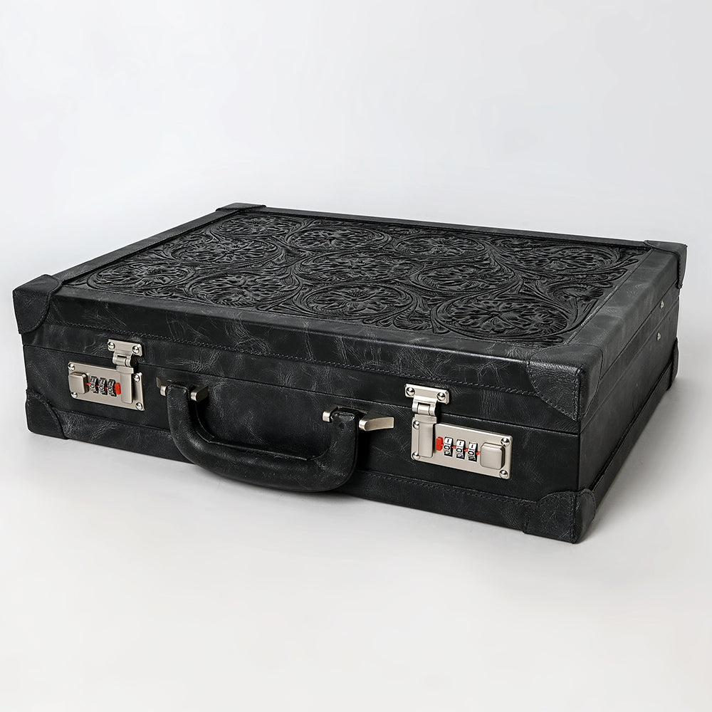 American Darling Jewelry Case Hand Tooled Genuine Leather Women Bag Western Handbag Purse |Briefcase