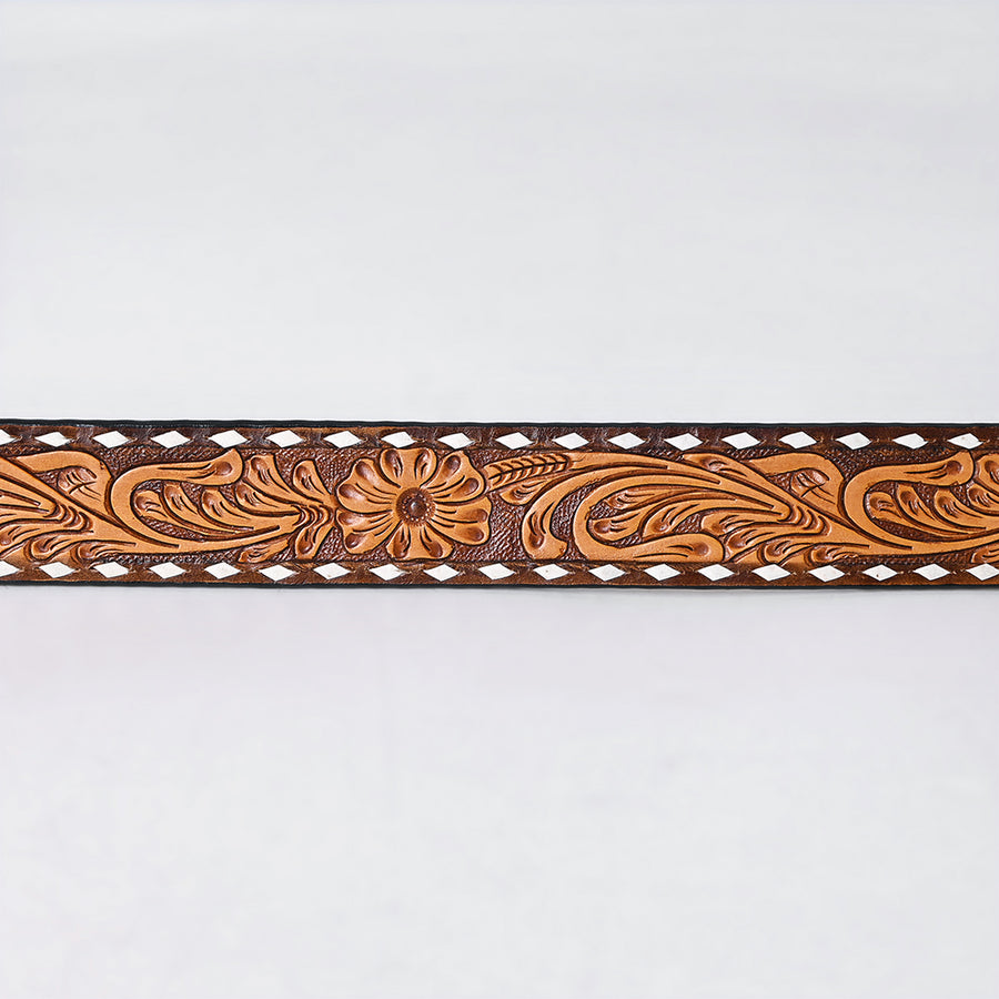 American Darling Beautifully Hand tooled Leather Unisex Belt| Western Belt | Handcrafted