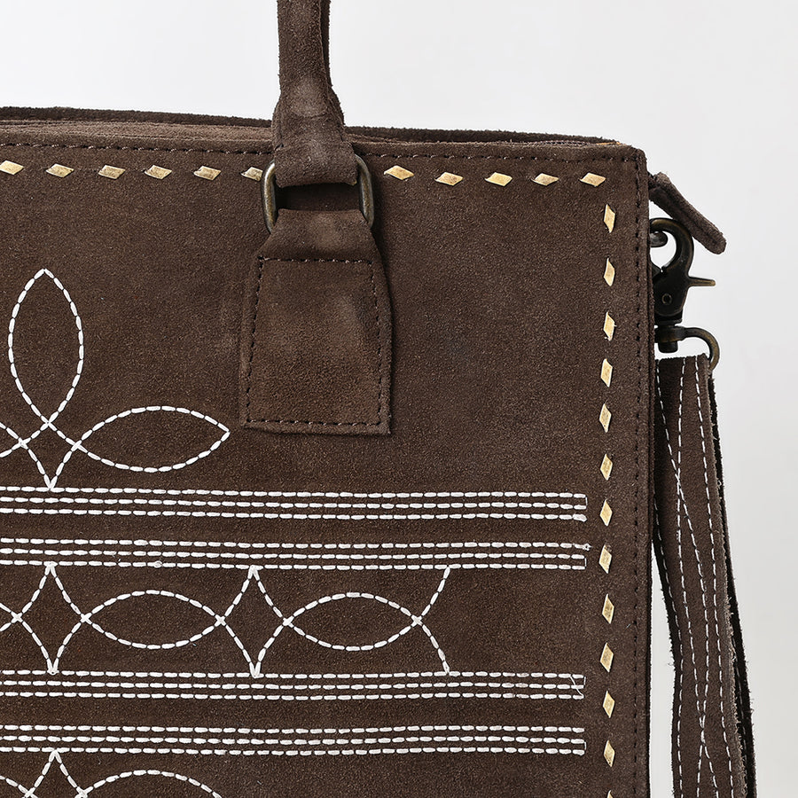 American Darling Tote Genuine Suede Leather Women Bag Western Handbag Purse | Travel Bags College Casual