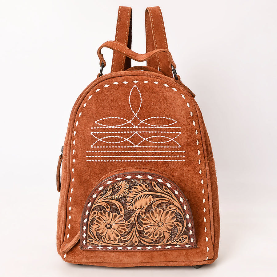 American Darling Backpack Hand Tooled Genuine Leather Women's Bag Western Handbag Purse | for Women Cute