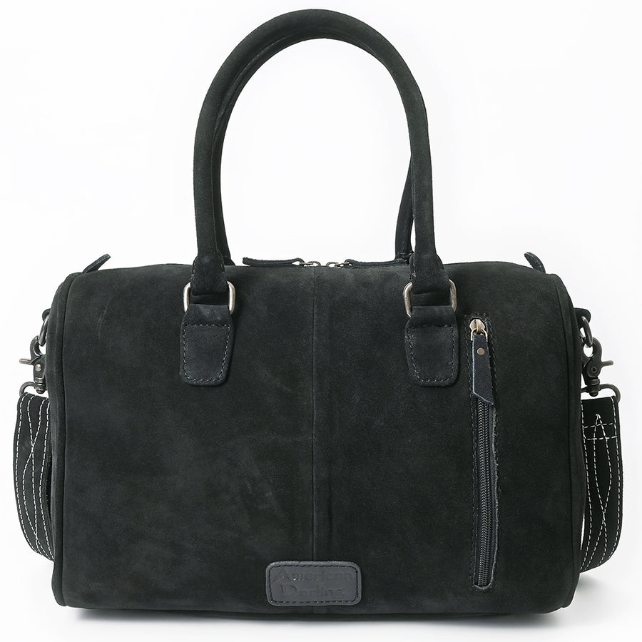 American Darling Duffel Genuine Suede Leather women's bag, western handbag, purse| handbag | Hand tooled purse