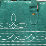 American Darling Genuine Suede Leather women bag western handbag purse