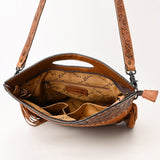 American Darling Crossbody Hand Tooled Genuine Suede Leather Women Bag Western Handbag Purse