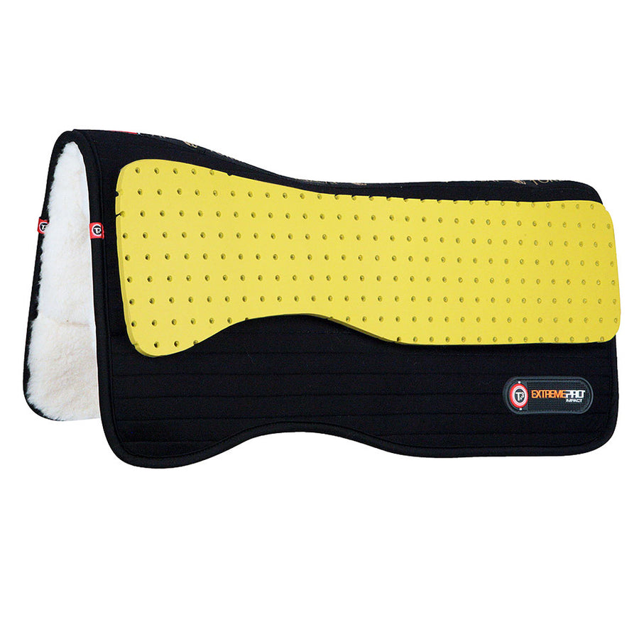Toklat Western Horse T3 Matrix Performance ORTHO WoolBack Saddle Pad Black