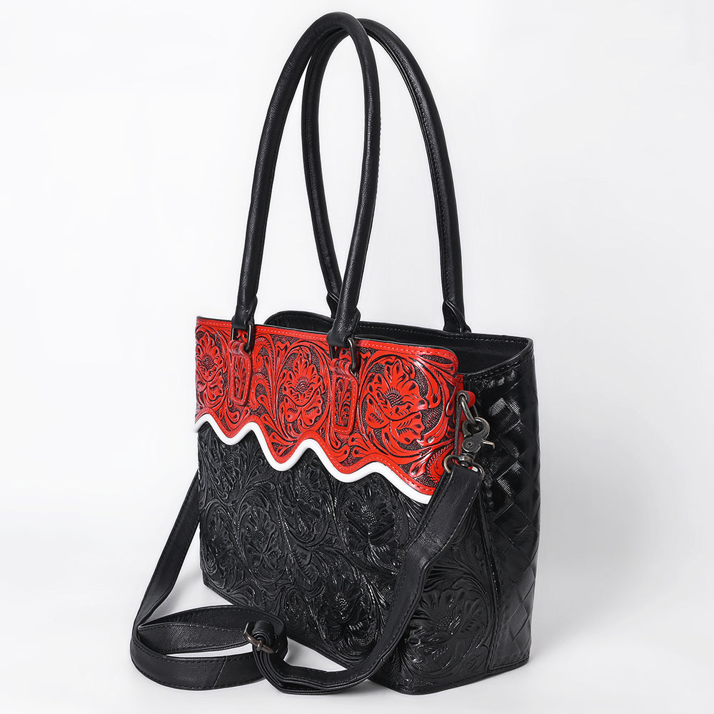 American Darling Tote Beautifully Hand Tooled Genuine Leather Women Bag Western Handbag Purse