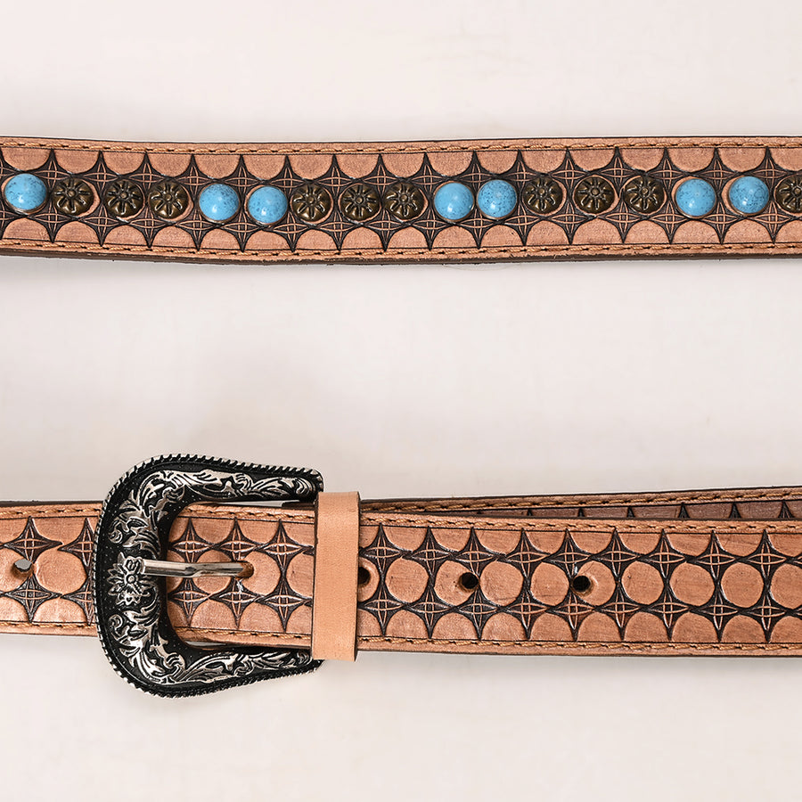 American Darling Hand Tooled Genuine Leather Crossbody Handle Strap for Bag