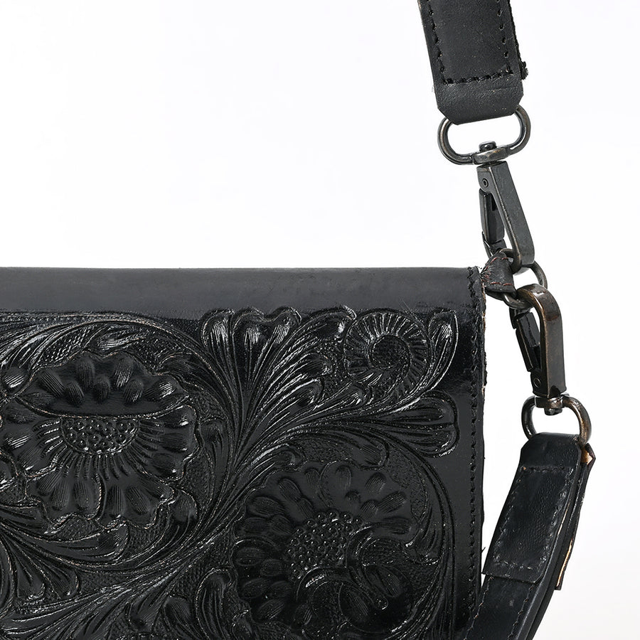 American Darling Wallet Beautifully Hand Tooled Genuine Leather Women Bag Western Handbag Purse | Handbags