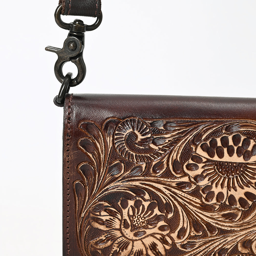 American Darling Wallet Beautifully Hand Tooled Genuine Leather Women Bag Western Handbag Purse | Handbags