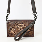 American Darling Wallet Beautifully Hand Tooled Genuine Leather Women Bag Western Handbag Purse | Handbags