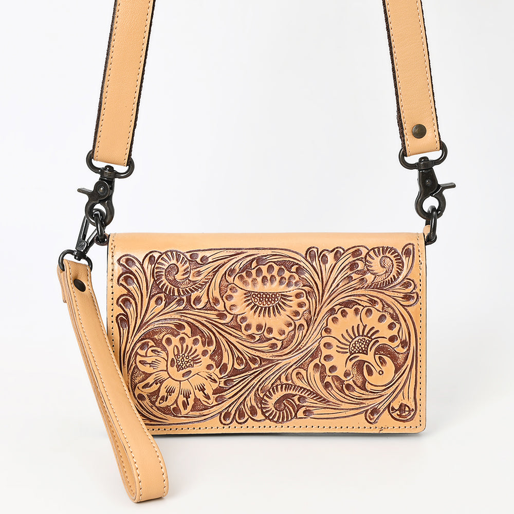 American Darling Wallet Beautifully Hand Tooled Genuine Leather Women Bag Western Handbag Purse | Handbags