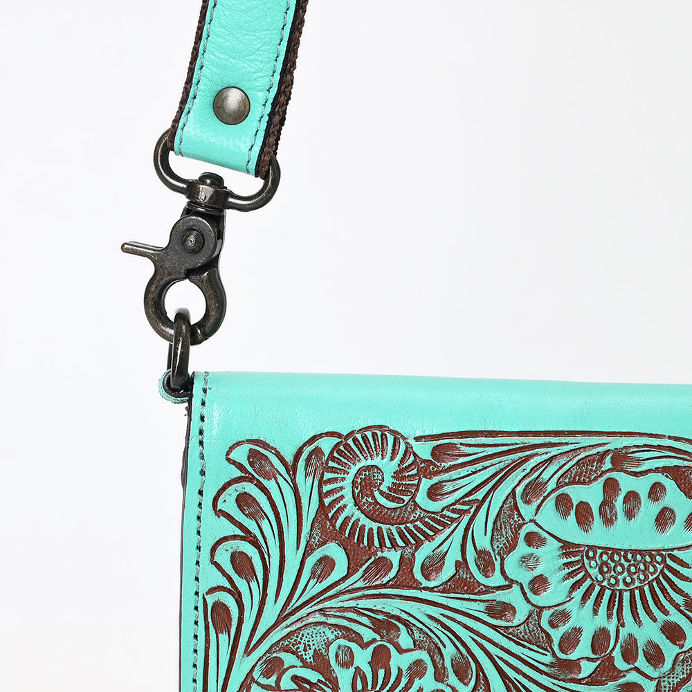 American Darling Wallet Beautifully Hand Tooled Genuine Leather Women Bag Western Handbag Purse | Handbags