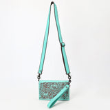 American Darling Wallet Beautifully Hand Tooled Genuine Leather Women Bag Western Handbag Purse | Handbags