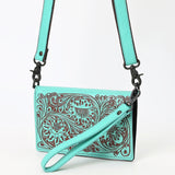 American Darling Wallet Beautifully Hand Tooled Genuine Leather Women Bag Western Handbag Purse | Handbags