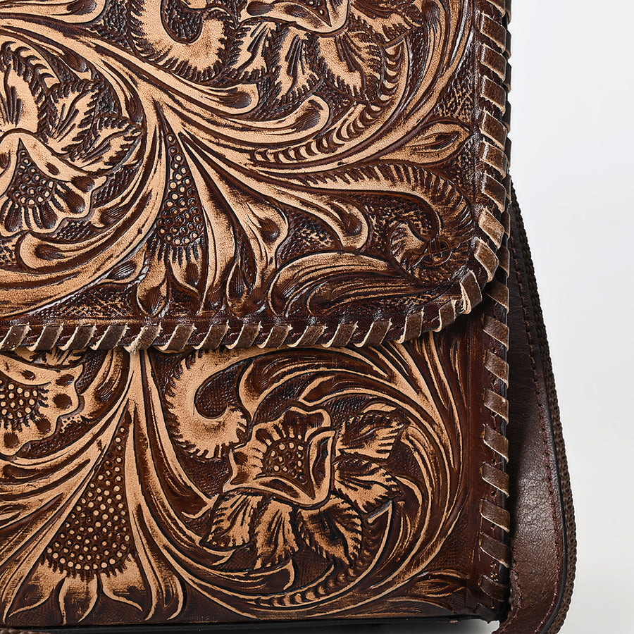 American Darling Wallet Beautifully Hand Tooled Genuine Leather Women Bag Western Handbag Purse | Handbags