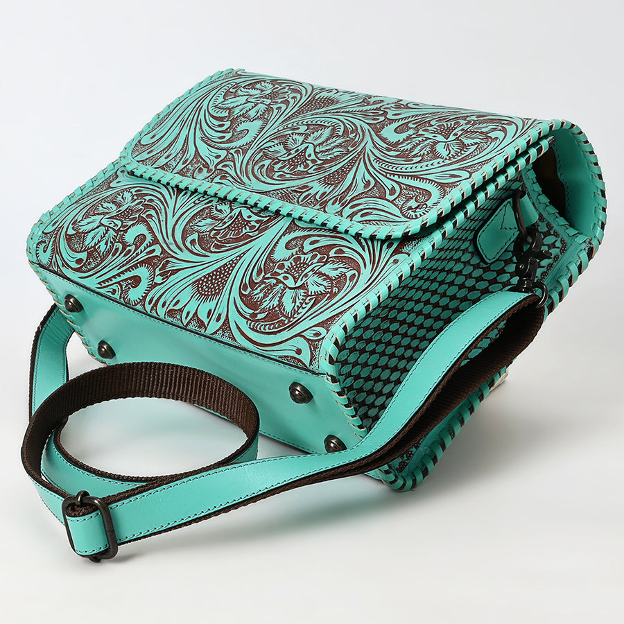 American Darling Wallet Beautifully Hand Tooled Genuine Leather Women Bag Western Handbag Purse | Handbags