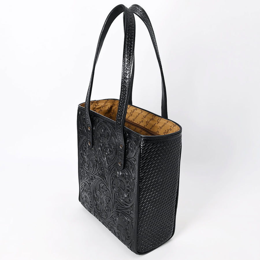 American Darling Tote Beautifully Hand Tooled Genuine Leather Women Bag Western Handbag Purse | |Travel
