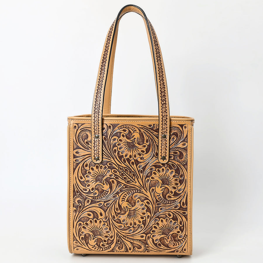 American Darling Tote Beautifully Hand Tooled Genuine Leather Women Bag Western Handbag Purse | |Travel
