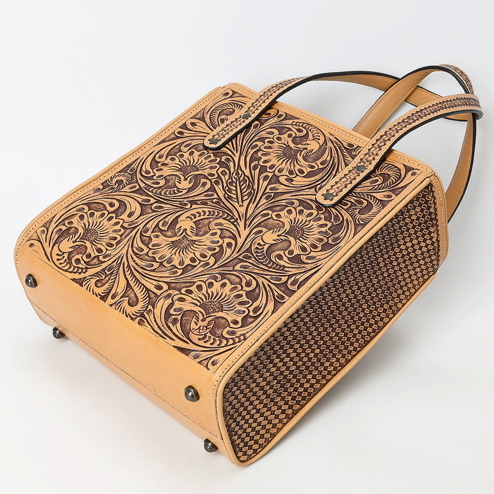 American Darling Tote Beautifully Hand Tooled Genuine Leather Women Bag Western Handbag Purse | |Travel