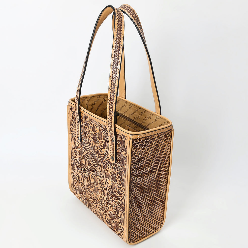 American Darling Tote Beautifully Hand Tooled Genuine Leather Women Bag Western Handbag Purse | |Travel