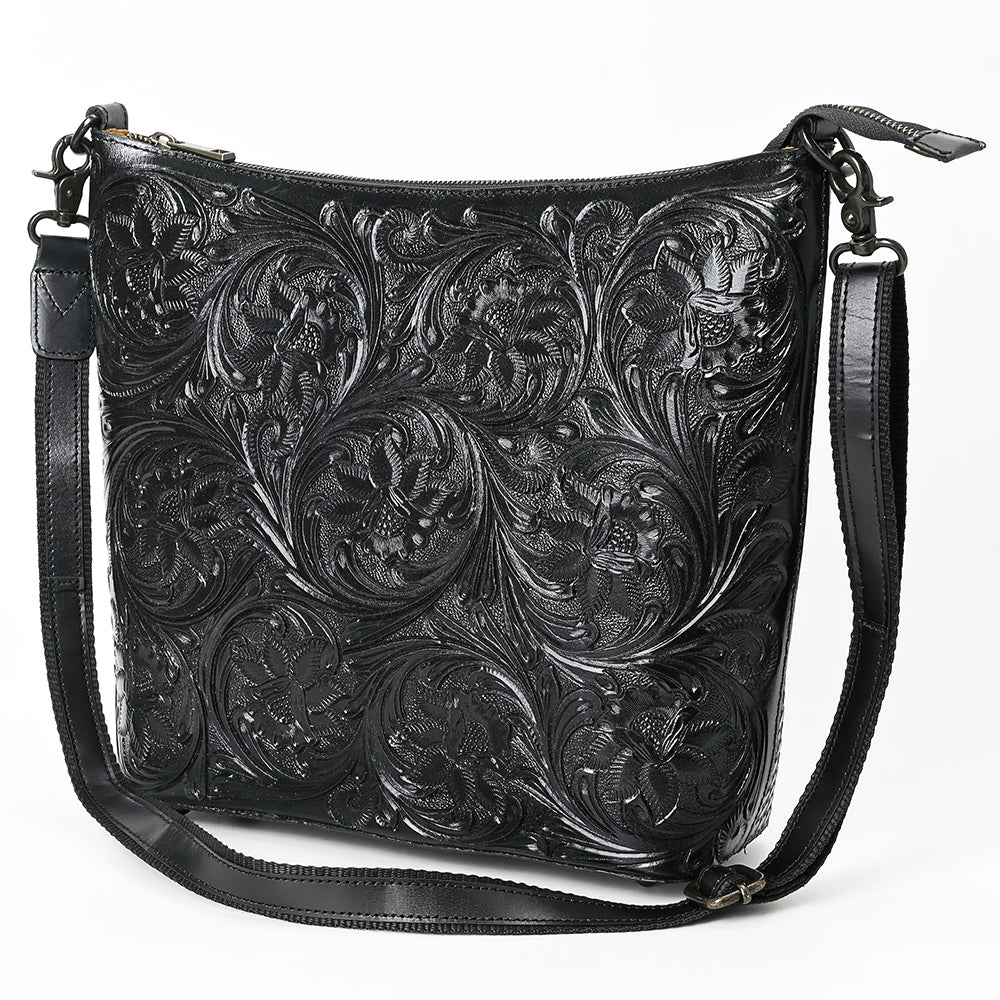 American Darling Large Crossbody Hand Tooled Genuine Leather Women Bag Western Handbag Purse |