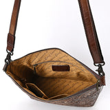 American Darling Large Crossbody Hand Tooled Genuine Leather Women Bag Western Handbag Purse |