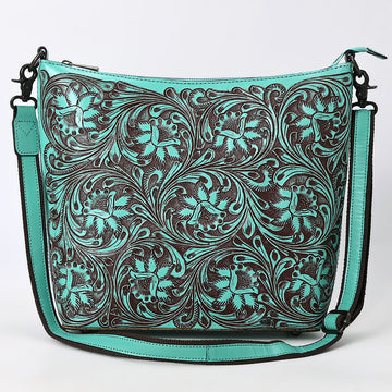 American Darling Large Crossbody Hand Tooled Genuine Leather Women Bag Western Handbag Purse |