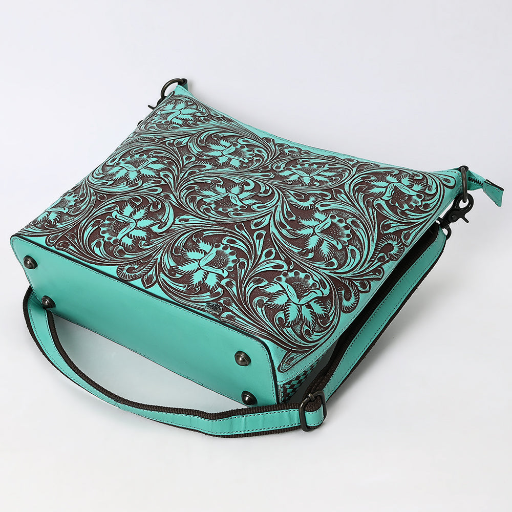 American Darling Large Crossbody Hand Tooled Genuine Leather Women Bag Western Handbag Purse |