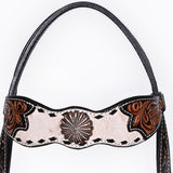 BAR H EQUINE Western Handtooled Leather Horse Headstall & Breast Collar Set