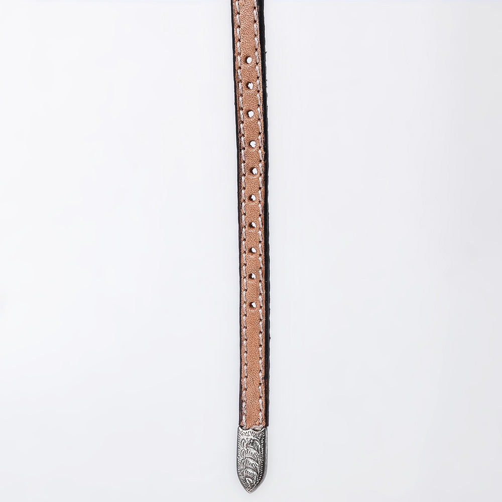 American Darling Hand tooled Hatband Genuine American Leather Western Adjustable Unisex