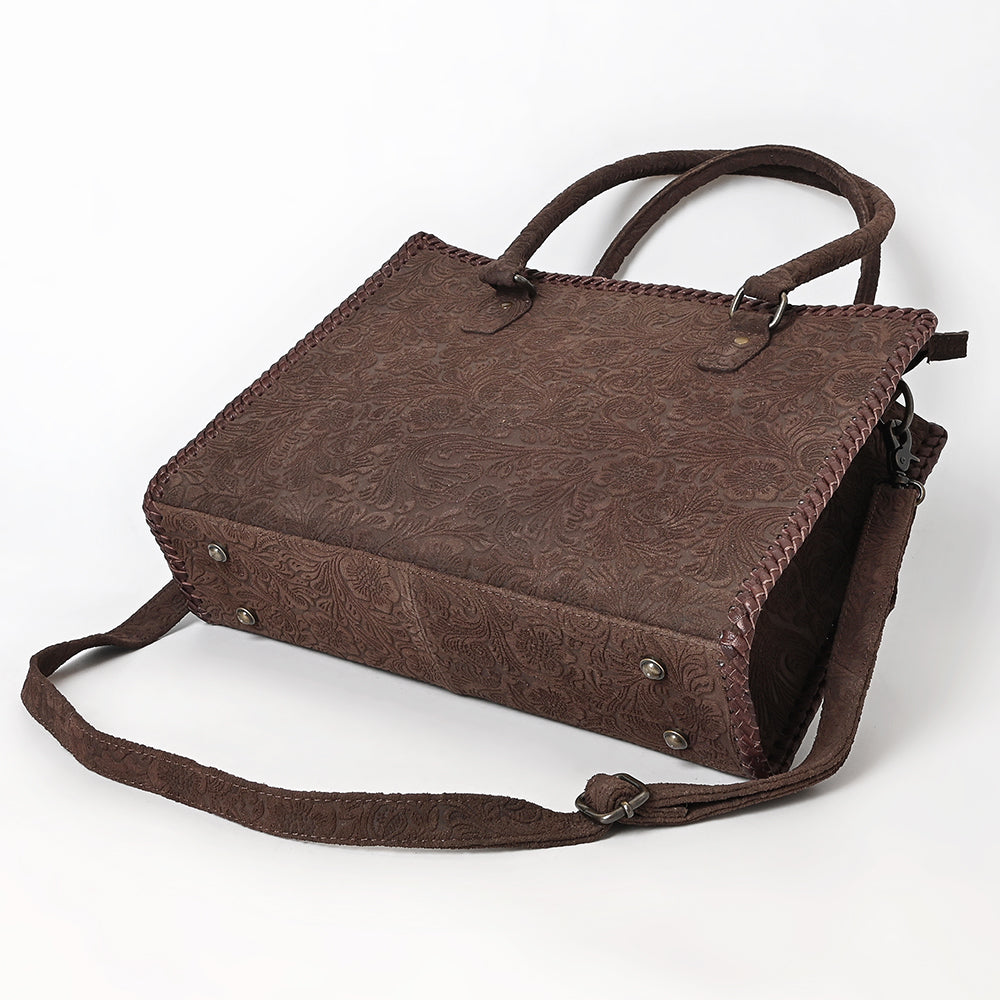 American Darling Tote Embossed Genuine Western Leather Women Bag