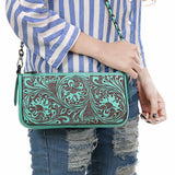 American Darling Small Crossbody Beautifully Hand Tooled Genuine Leather Women Bag Western Handbag Purse |