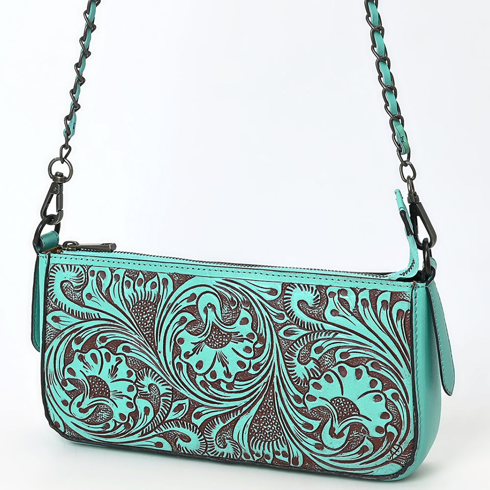 American Darling Small Crossbody Beautifully Hand Tooled Genuine Leather Women Bag Western Handbag Purse |