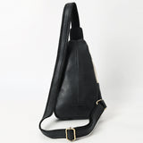 American Darling Sling Hand Tooled Hair-On Genuine Leather Women Bag Western Handbag Purse |