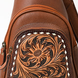 American Darling Sling Hand Tooled Genuine Leather Women Bag Western Handbag Purse |