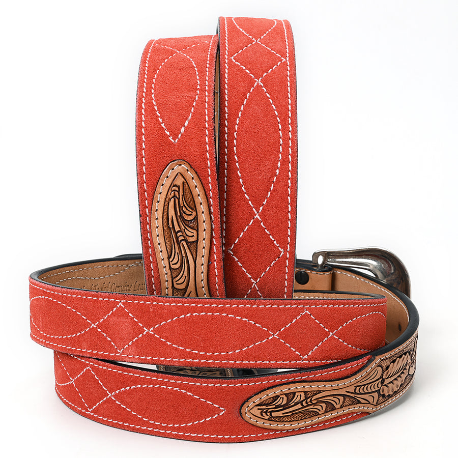 American Darling Beautifully Hand tooled Leather Unisex Belt| Western Belt | Handcrafted