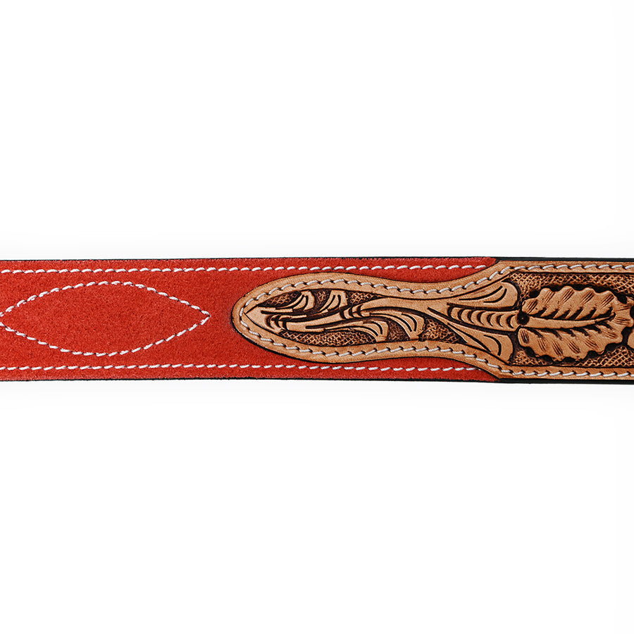 American Darling Beautifully Hand tooled Leather Unisex Belt| Western Belt | Handcrafted