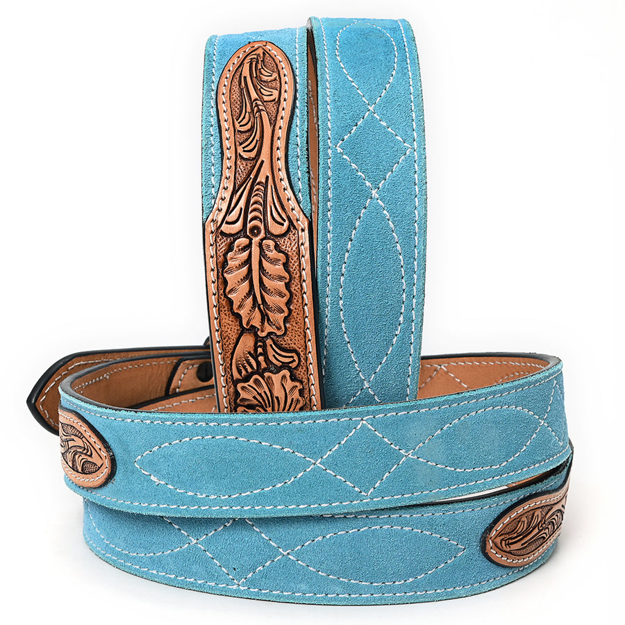 American Darling Beautifully Hand tooled Leather Unisex Belt| Western Belt | Handcrafted