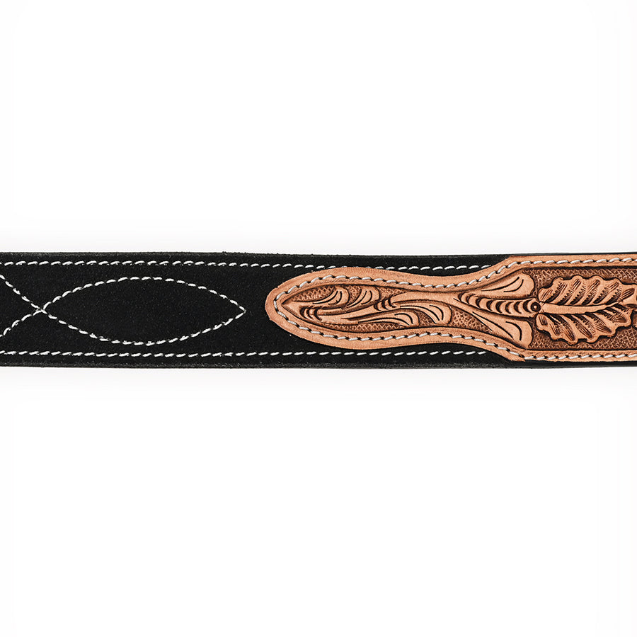 American Darling Beautifully Hand tooled Leather Unisex Belt| Western Belt | Handcrafted