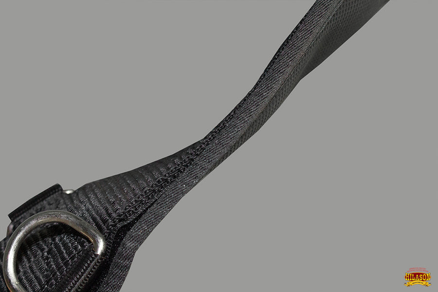 HILASON Western Horse Nylon Roper Saddle Cinch Girth Black Stainless Steel Buckle