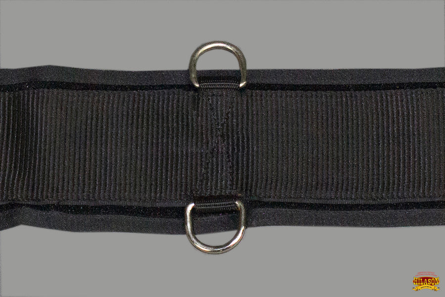 HILASON Western Horse Nylon Roper Saddle Cinch Girth Black Stainless Steel Buckle