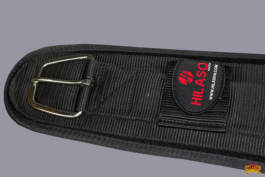 HILASON Western Horse Nylon Roper Saddle Cinch Girth Black Stainless Steel Buckle