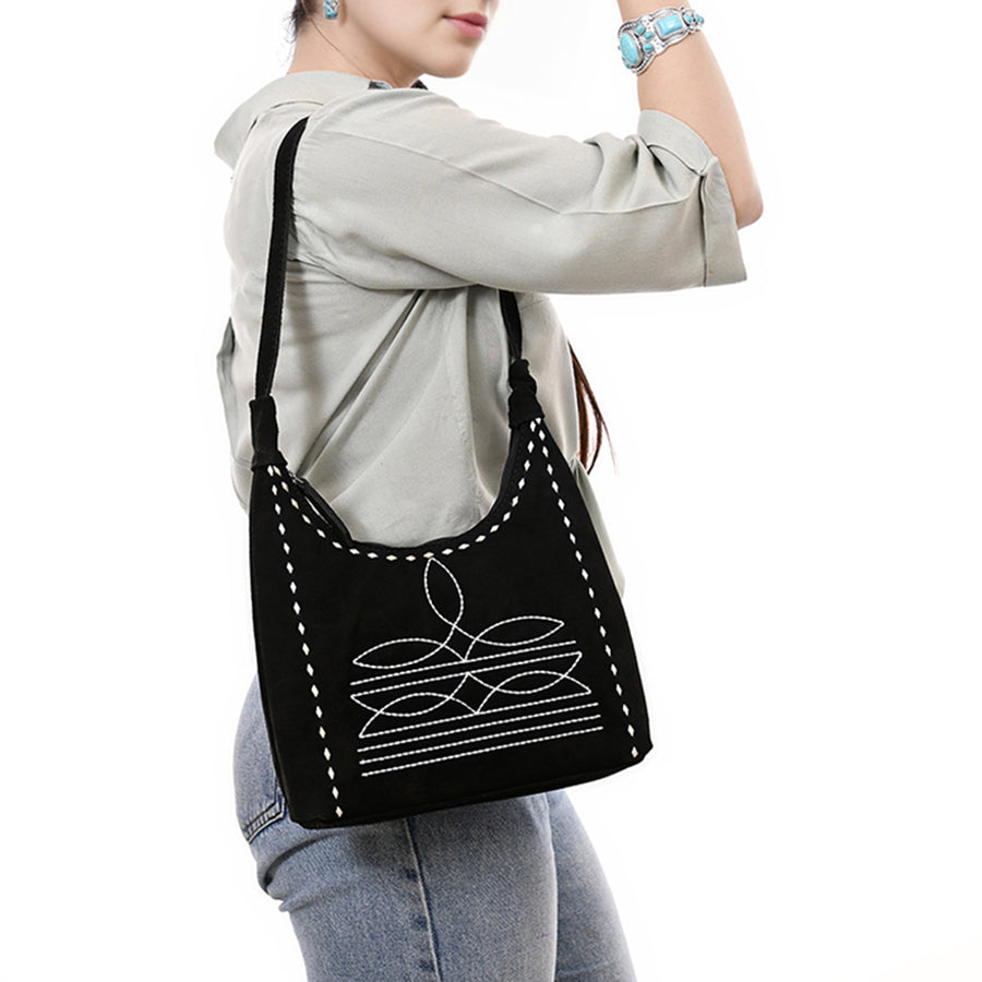 American Darling Hobo Suede Genuine Western Leather Women Bag ADBG1617A| Bag| Handcrafted